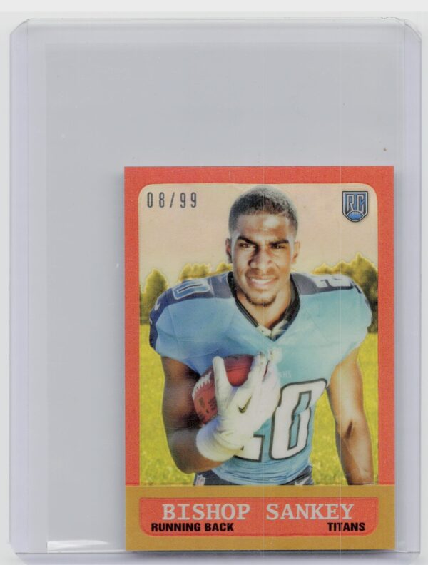 2014 Topps Chrome Bishop Sankey 1963 Minis Refractor /99 #33 Titans