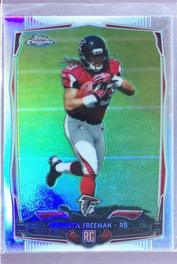 2014 Topps Chrome Devonta Freeman Refractor RC #216 Falcons