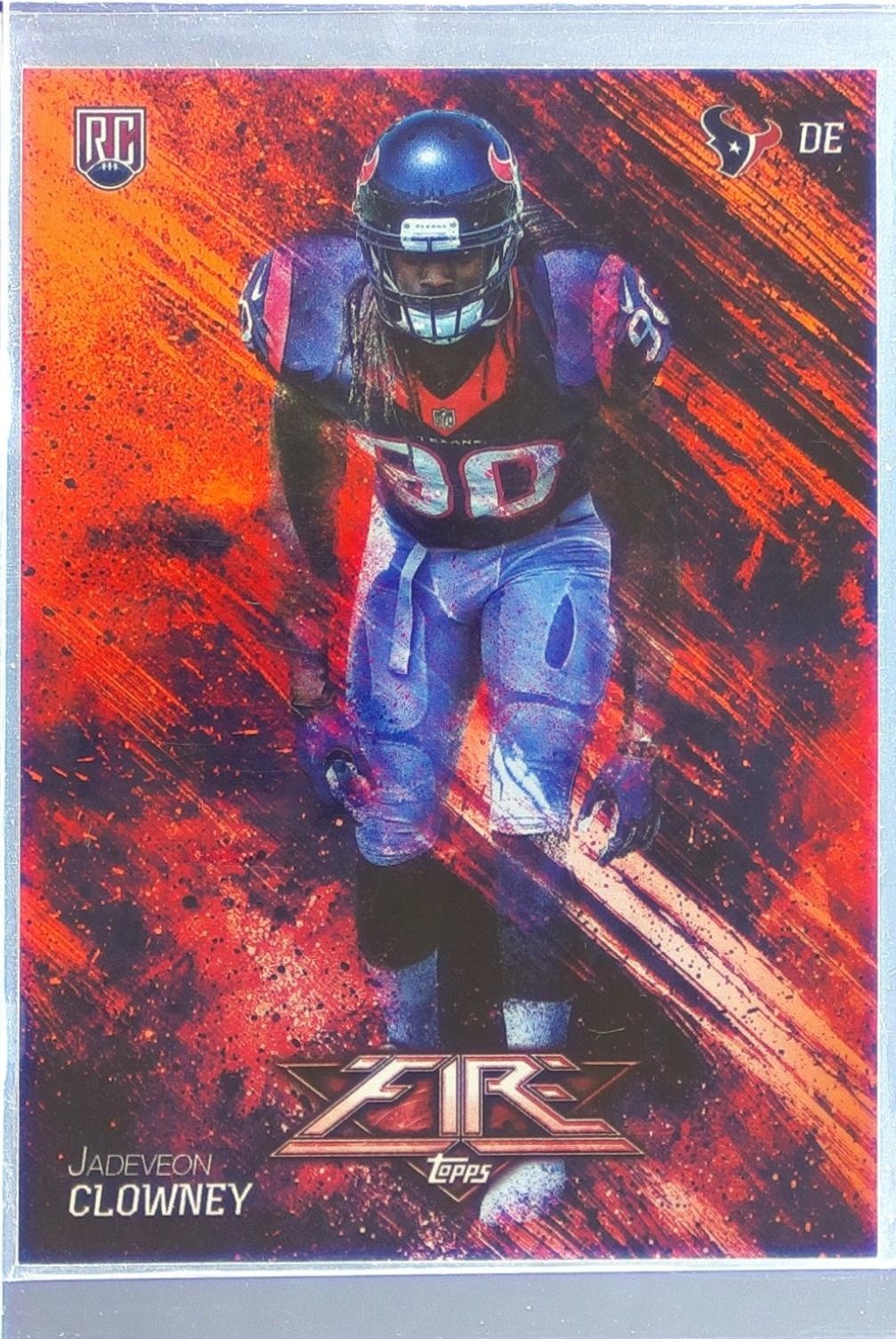 2014 Topps Fire Jadeveon Clowney RC #112 Texans
