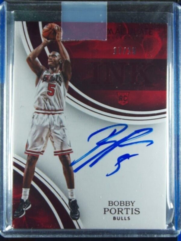 2015-16 Panini Immaculate Collection Bobby Portis AU SN25 #IK-BPO Bulls Ink Auto