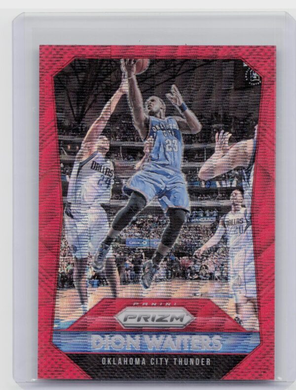 2015-16 Prizm Dion Waiters Ruby Wave /350 #126 Thunder