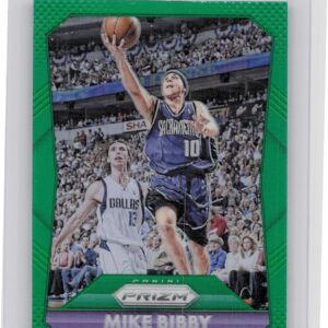 2015-16 Prizm Green parallel Mike Bibby #265 Kings