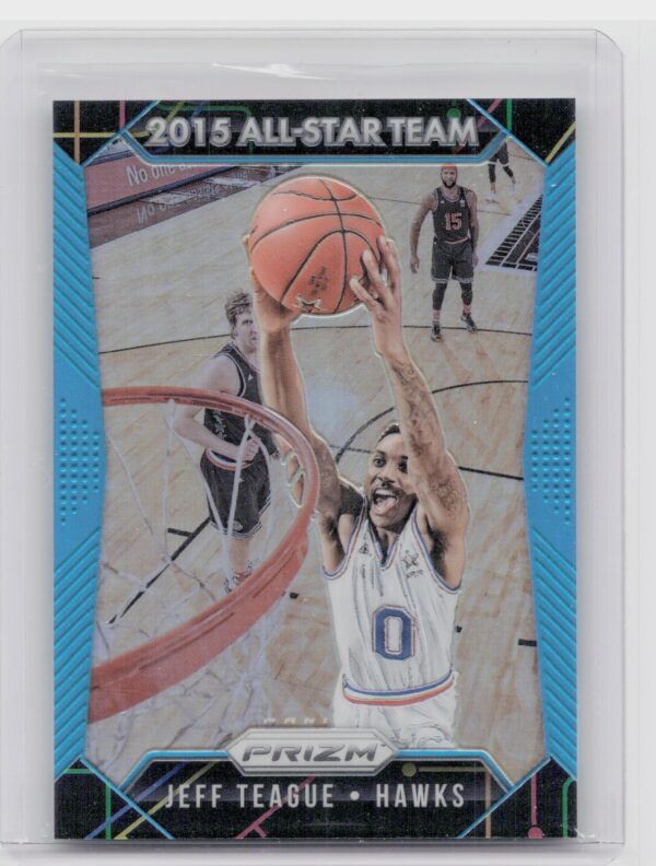 2015-16 Prizm Jeff Teague Light Blue  #362 Hawks