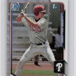 2015 Bowman Draft Lucas Williams Chrome Refractors #56 Phillies