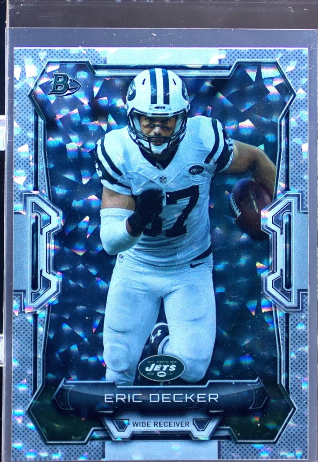 2015 Bowman Eric Decker Veterans Rainbow Silver Ice #81 Jets