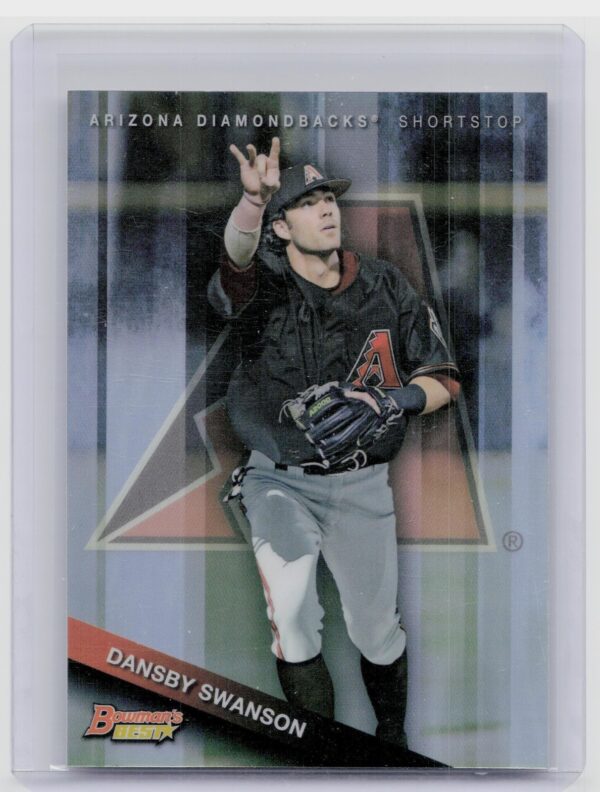 2015 Bowman's Best Dansby Swanson #TP-35 Diamondbacks Top Prospects