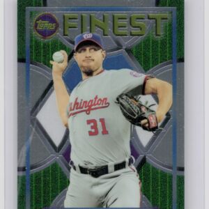 2015 Finest Max Scherzer #94F-19 Nationals 1995 Finest