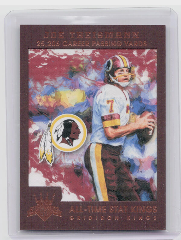 2015 Panini Gridiron Kings Joe Theismann #184 Redskins