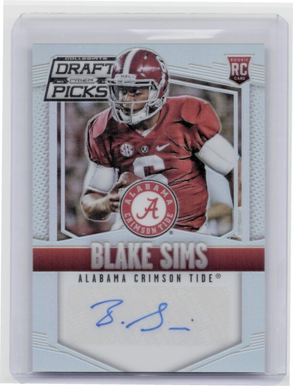 2015 Panini Prizm Collegiate Draft Picks Blake Sims AU #161 Tide Autographs Priz