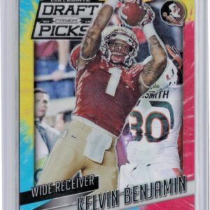 2015 Panini Prizm Collegiate Draft Picks Kelvin Benjamin Prizms Tie Dyed SN49 #6