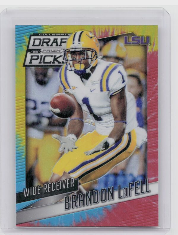 2015 Prizm Collegiate Draft Picks Brandon LaFell Prizms Tie Dyed /49 #18 Tigers