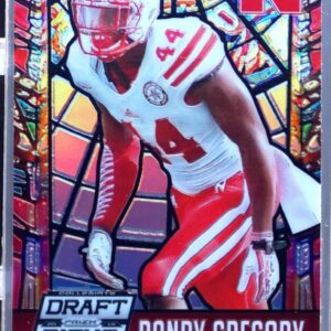 2015 Prizm Collegiate Draft Picks Randy Gregory #86 Cornhuskers Stained Glass