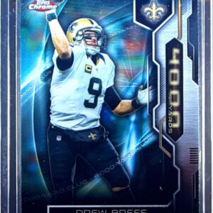 2015 Topps Chrome Drew Brees #AT4K-DB Saints All Time 4000 Yard Club
