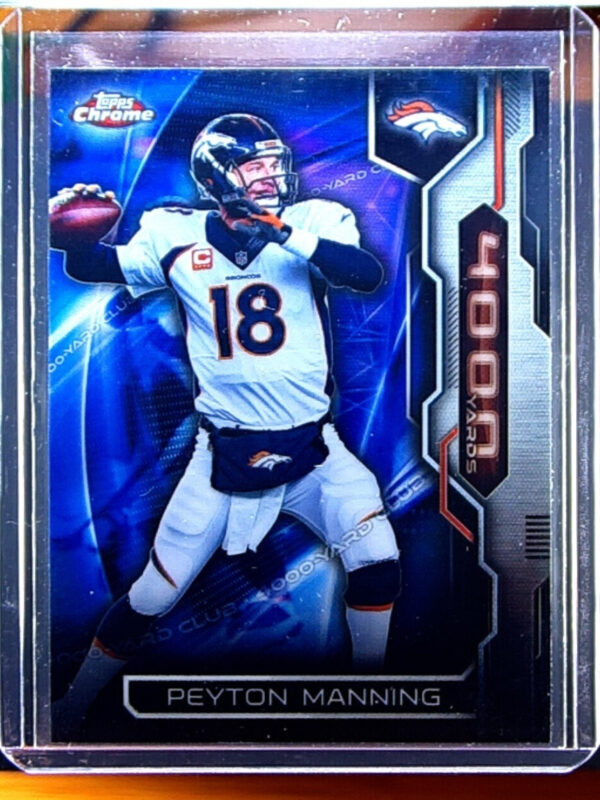 2015 Topps Chrome Peyton Manning #AT4K-PM Broncos All Time 4000 Yard Club