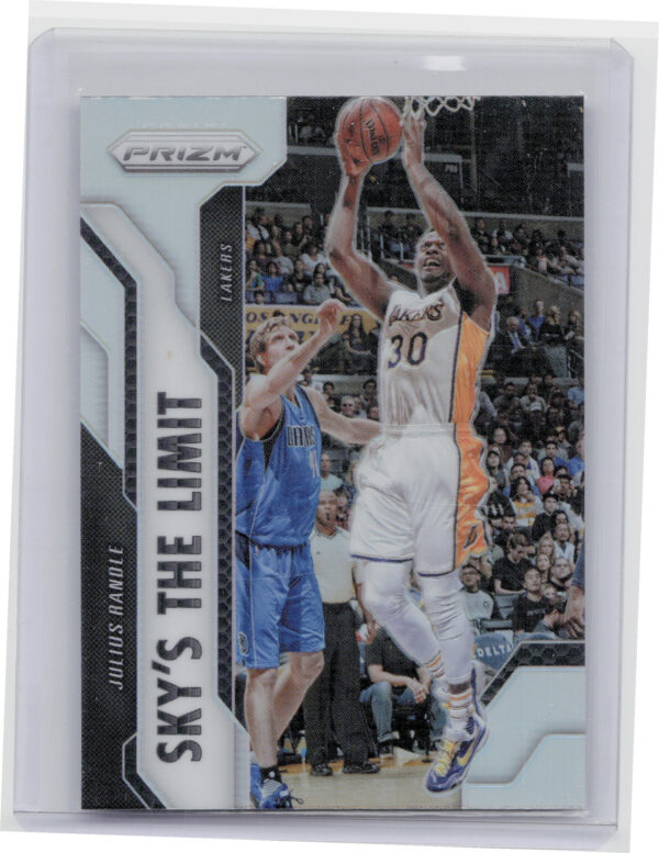 2016-17 Panini Prizm Julius Randle #15 Lakers Sky's the Limit Silver Prizm