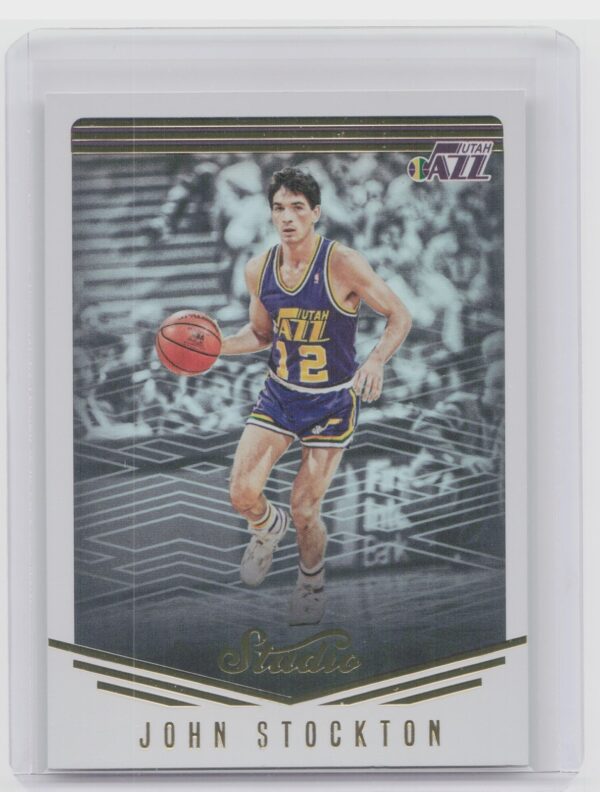 2016-17 Panini Studio John Stockton #59 Jazz