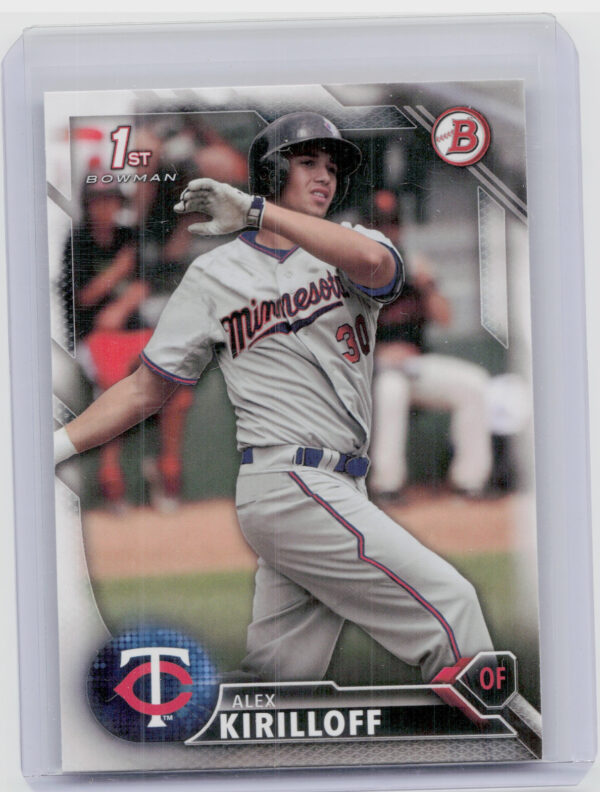 2016 Bowman Draft Alex Kirilloff #BD-90 Twins