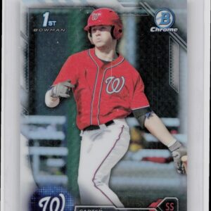 2016 Bowman Draft Carter Kieboom Chrome Refractor #BDC-16 Nationals