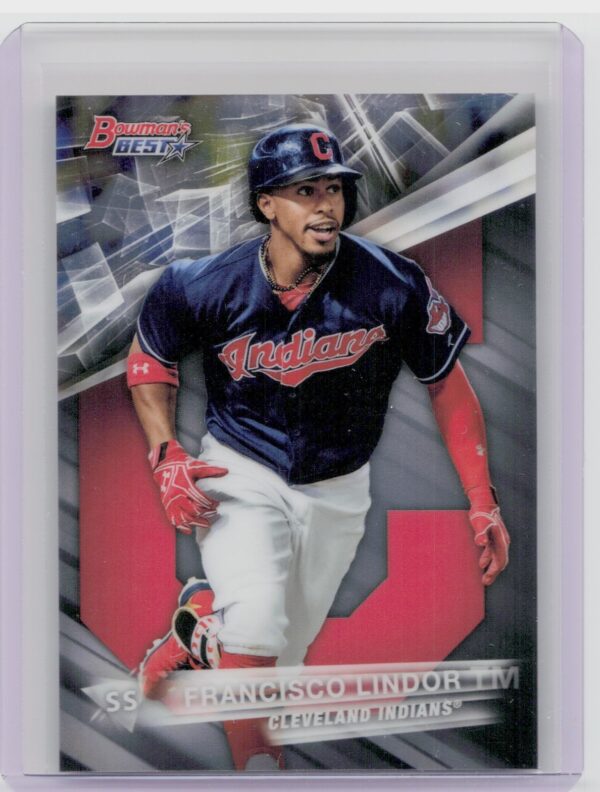 2016 Bowman's Best Francisco Lindor #40 Indians