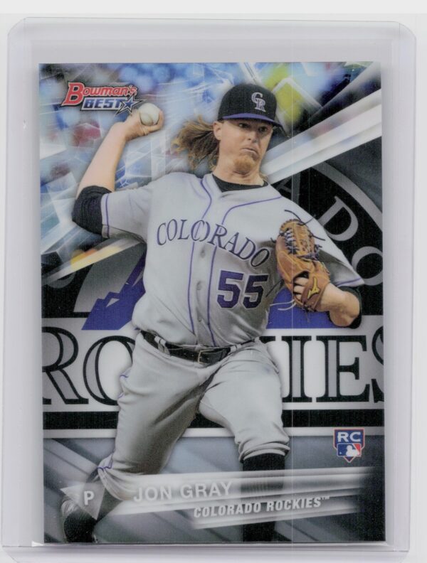 2016 Bowman's Best Jon Gray Refractor #45 Rockies