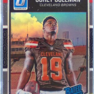 2016 Donruss Optic Corey Coleman Red and Yellow RC #161 Browns