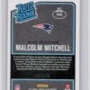 2016 Donruss Optic Malcolm Mitchell Blue SN149 #185 Patriots - Image 3