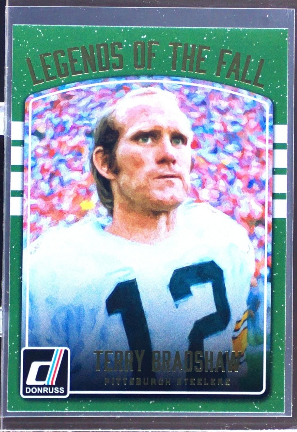 2016 Donruss Terry Bradshaw #4 Steelers Legends of the Fall
