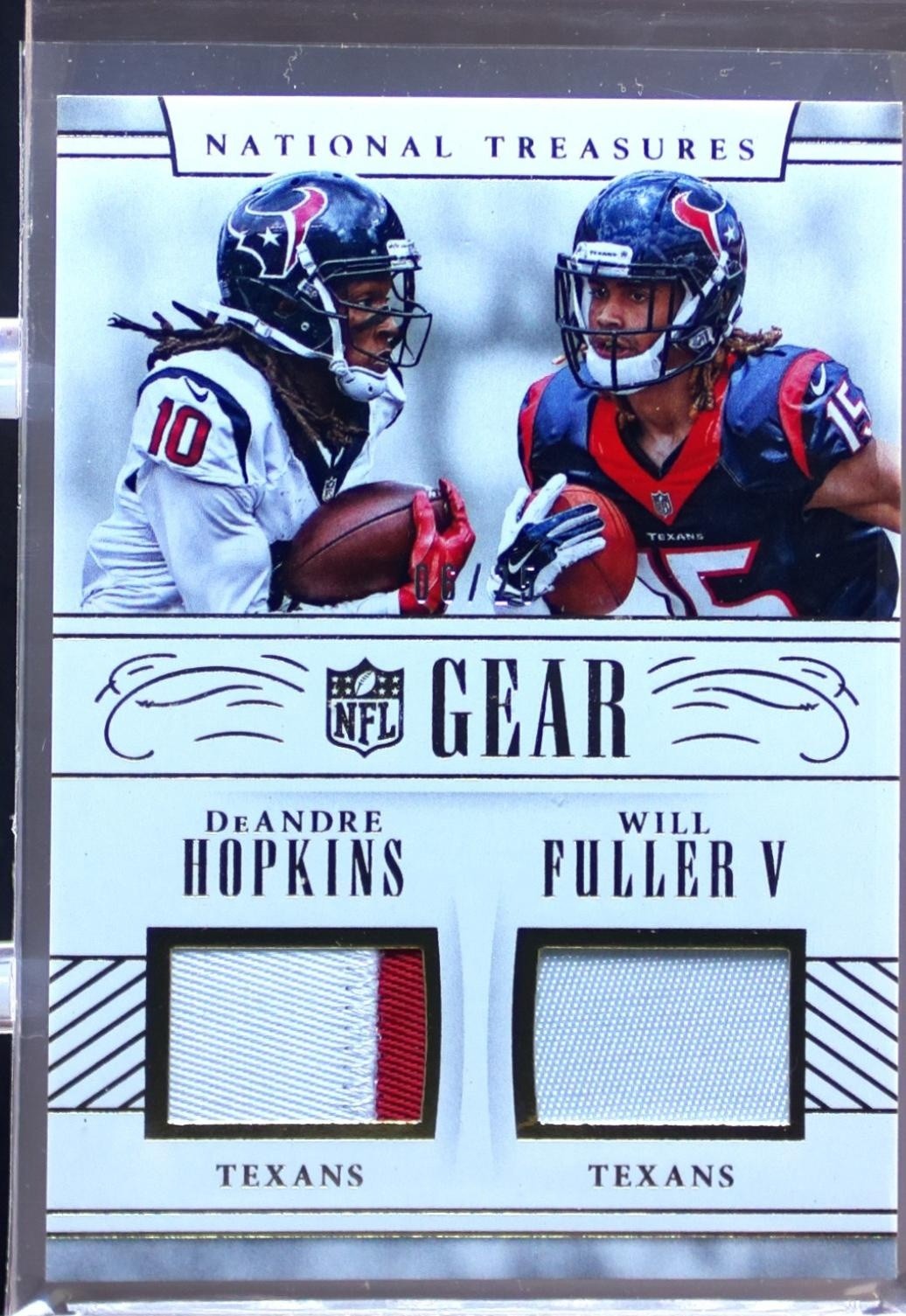 2016 NT DeAndre Hopkins / Will Fuller V /25 JSY #19 Texans NFL Gear Combo Prime