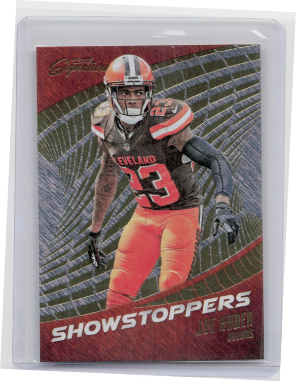 2016 Panini Prime Signatures Joe Haden #SS-JH Browns Showstoppers