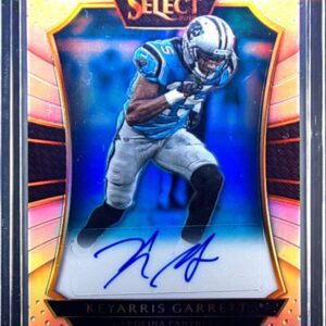 2016 Panini Select Keyarris Garrett AU SN199 #RS-KG Panthers Rookie Signatures P