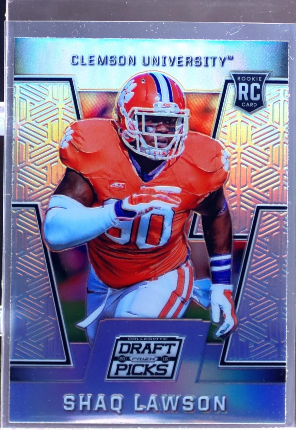 2016 Prizm Collegiate Draft Picks Shaq Lawson Prizms RC #201 Tigers