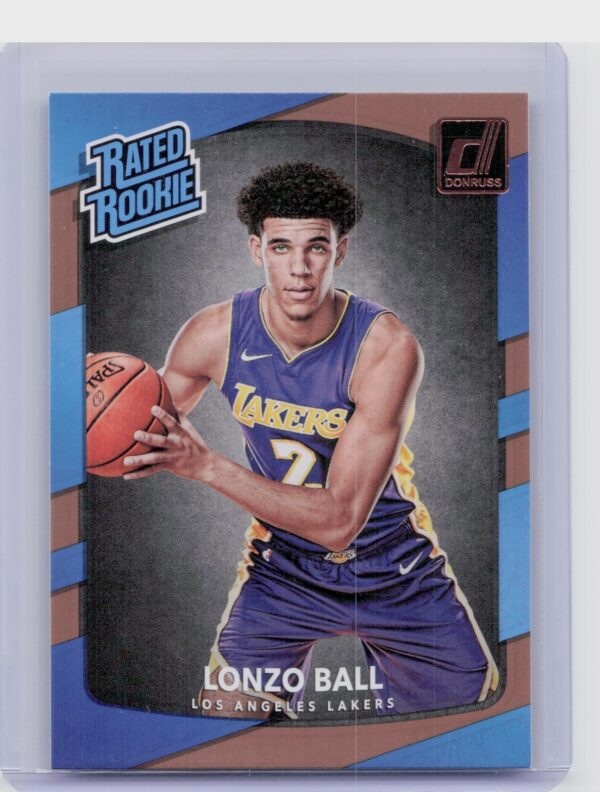2017-18 Donruss Lonzo Ball RC #199 Lakers
