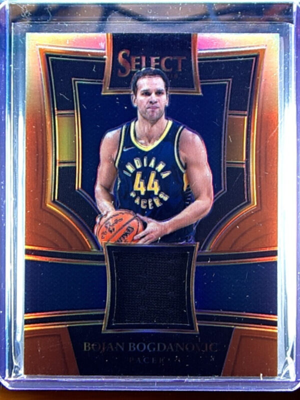 2017-18 Panini Select Bojan Bogdanovic MEM SN49 #SS-BJB Pacers Select Swatches C