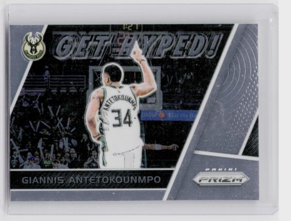 2017-18 Prizm Giannis Antetokounmpo #GH-GA Bucks Get Hyped!