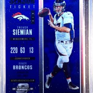 2017 Contenders Optic Trevor Siemian Blue /99 #56 Broncos