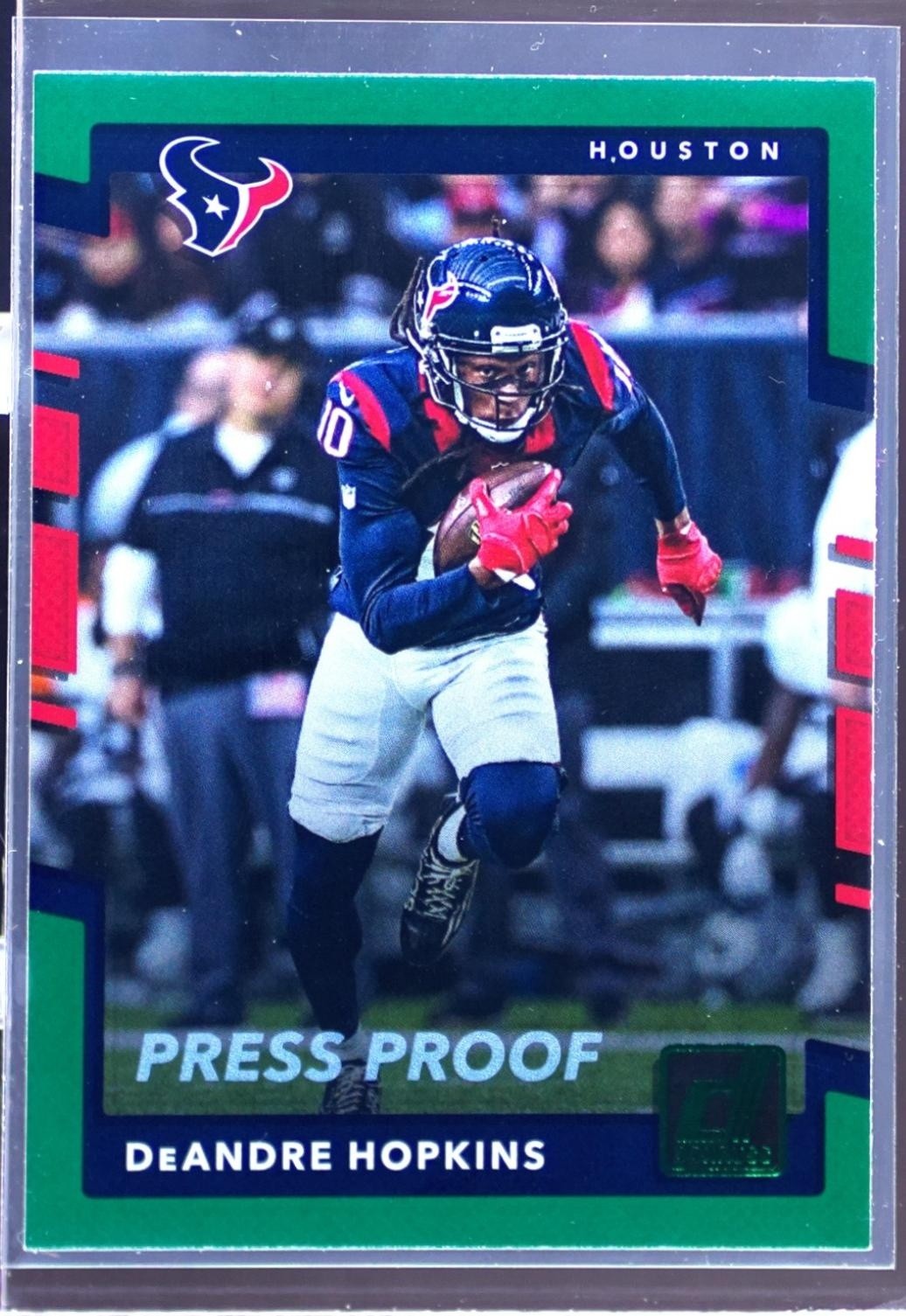 2017 Donruss DeAndre Hopkins Press Proof Green #273 Texans