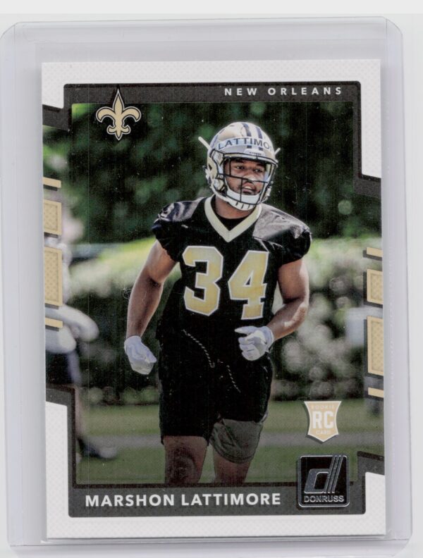 2017 Donruss Marshon Lattimore RC #386 Saints