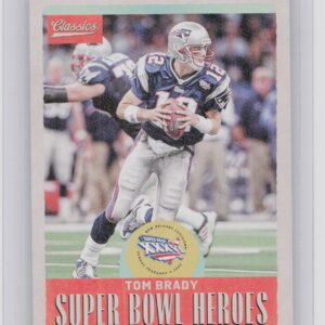 2017 Panini Classics Tom Brady #SBH-TB3 Patriots Super Bowl Heroes