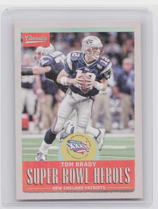 2017 Panini Classics Tom Brady #SBH-TB3 Patriots Super Bowl Heroes