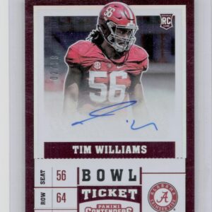 2017 Panini Contenders Draft Picks Tim Williams Bowl Ticket AU SN99 #184 Tide