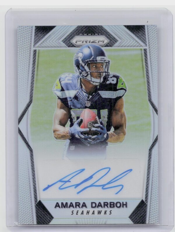 2017 Panini Prizm Amara Darboh AU #RA-AD Seahawks Rookie Autographs Prizm