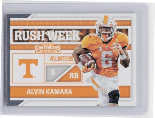 2017 Panini Prizm Draft Picks Alvin Kamara Rush Week No4