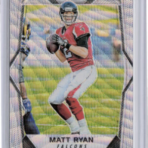 2017 Panini Prizm Matt Ryan Prizm Blue Wave SN149 #8 Falcons