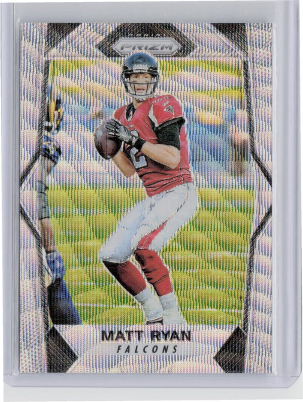 2017 Panini Prizm Matt Ryan Prizm Blue Wave SN149 #8 Falcons