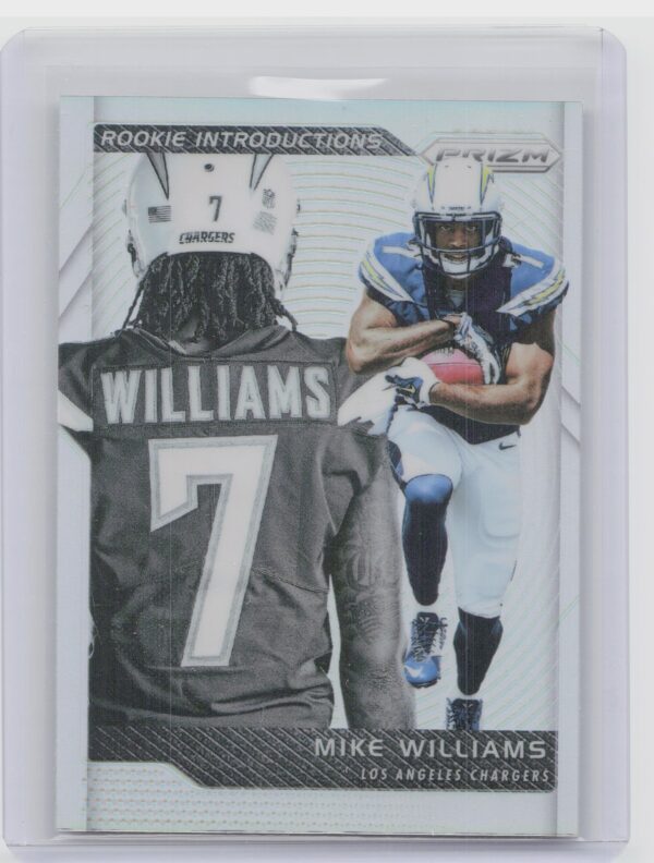 2017 Prizm Mike Williams #18 Chargers Rookie Introductions Prizm