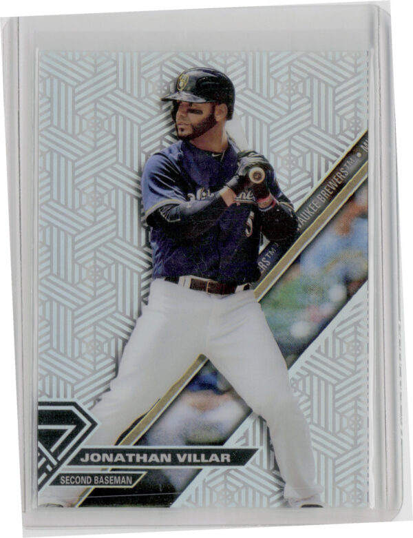 2017 Topps High Tek Jonathan Villar Chainlink Hexagons #HT-JV Brewers