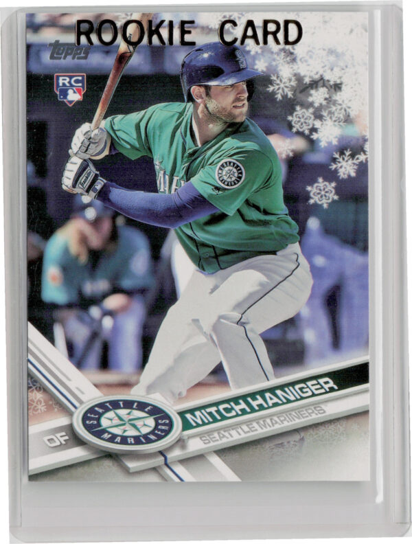 2017 Topps Holiday Mitch Haniger RC #HMW129 Mariners
