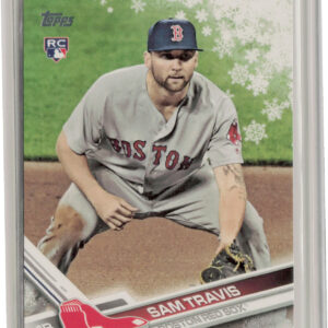 2017 Topps Holiday Sam Travis RC #HMW83 Sox