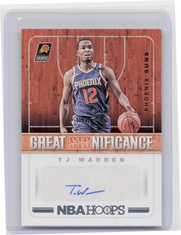 2018-19 Hoops TJ Warren AU #GS-TW Suns Great SIGnificance