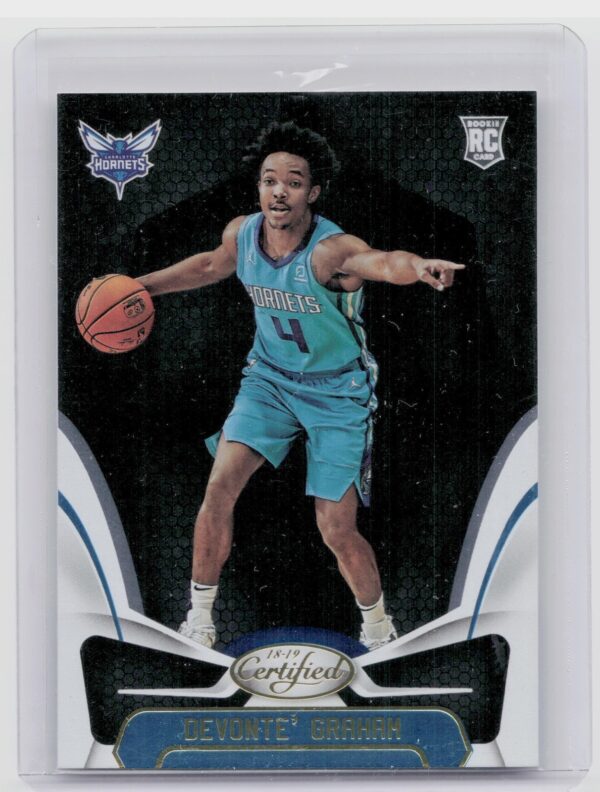 2018-19 Panini Certified Devonte' Graham RC #184 Hornets